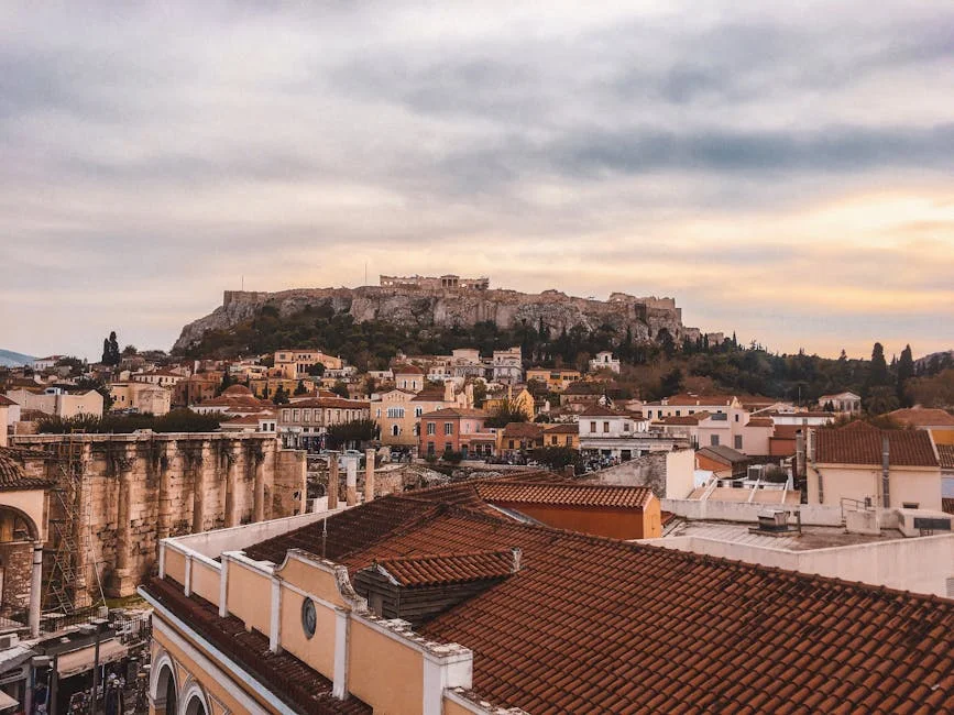 Plaka neighborhood in Athens