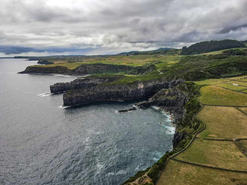 Ponta Delgada neighborhood in the Azores