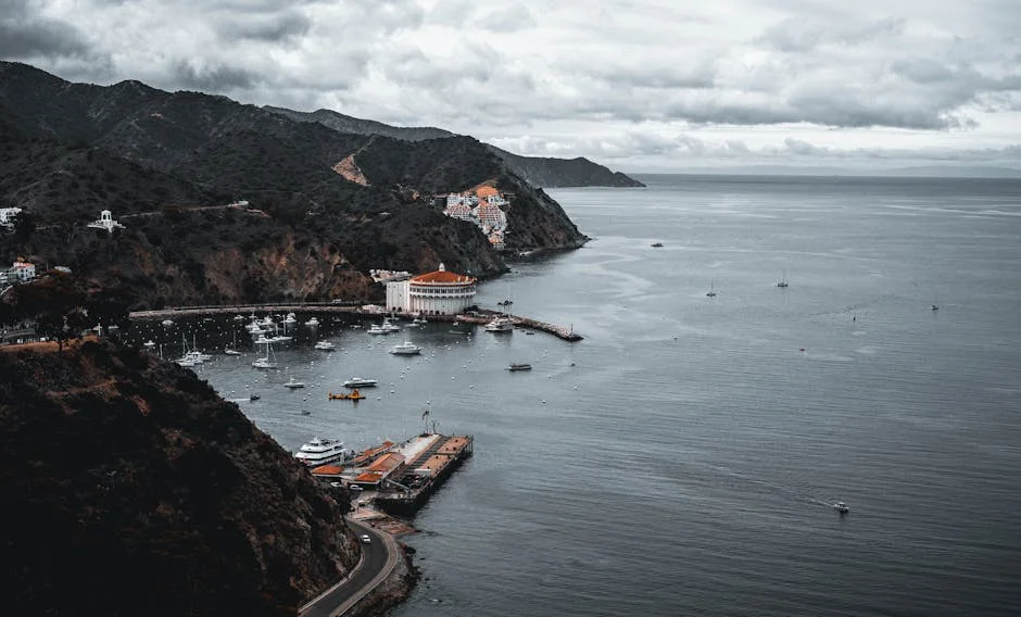 Descanso Bay neighborhood in Catalina Island