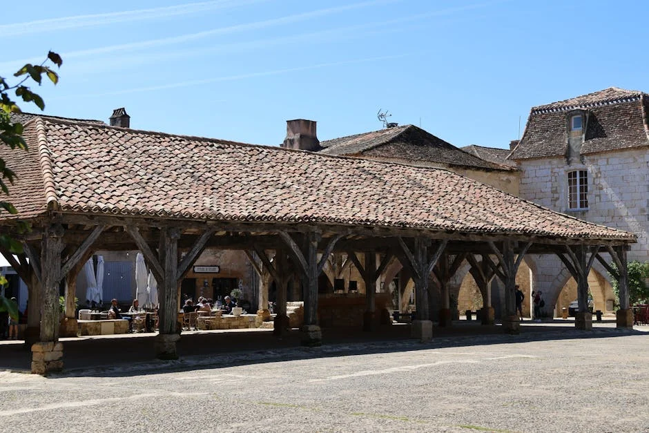 Bergerac neighborhood in Dordogne