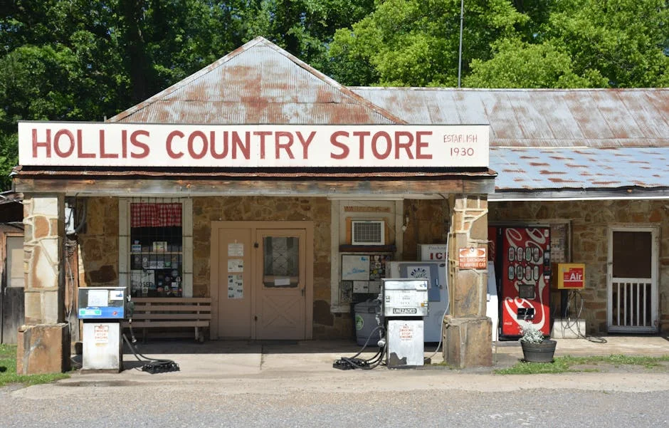 Historic Downtown neighborhood in Eureka Springs, Arkansas