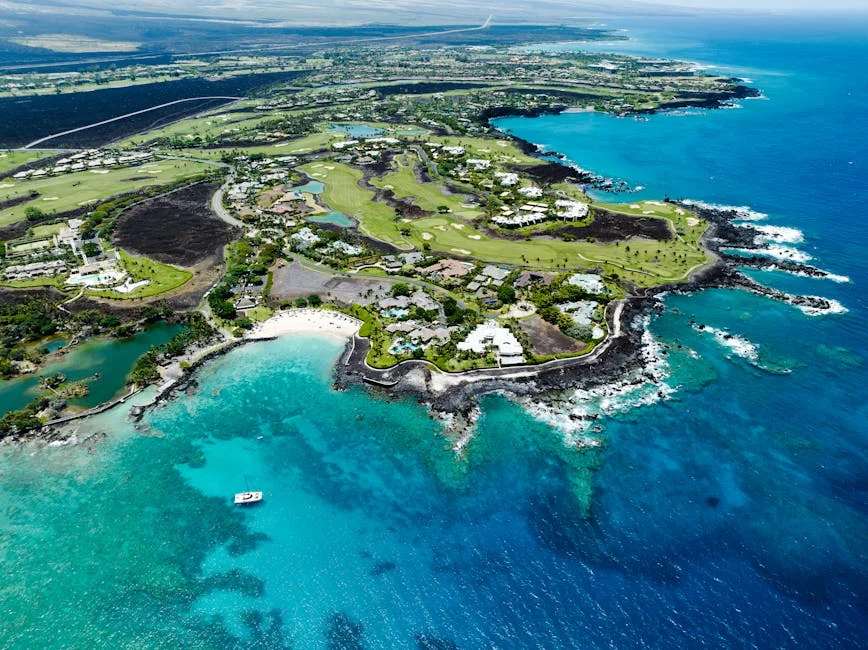 Waikoloa Beach Resort neighborhood in Hawaii's Big Island