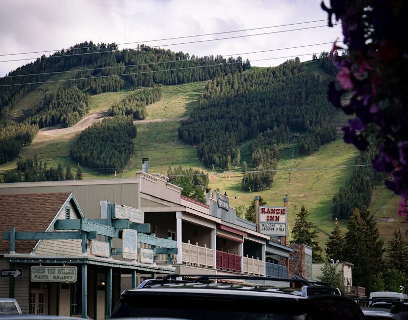 Downtown Jackson / Town Square neighborhood in Jackson Hole, Wyoming