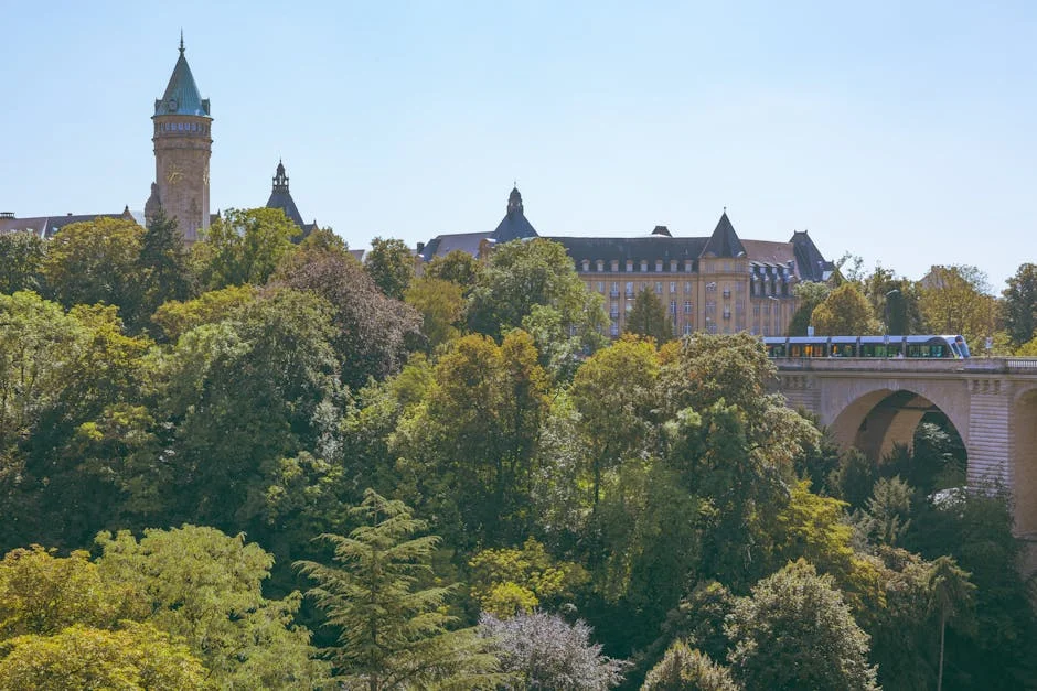Kirchberg neighborhood in Luxembourg City