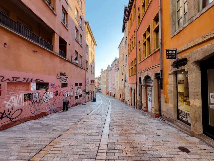 Vieux-Lyon neighborhood in Lyon