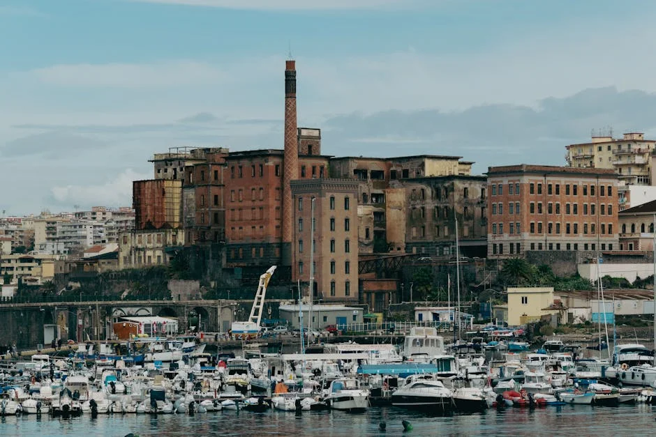 Posillipo neighborhood in Naples, Italy