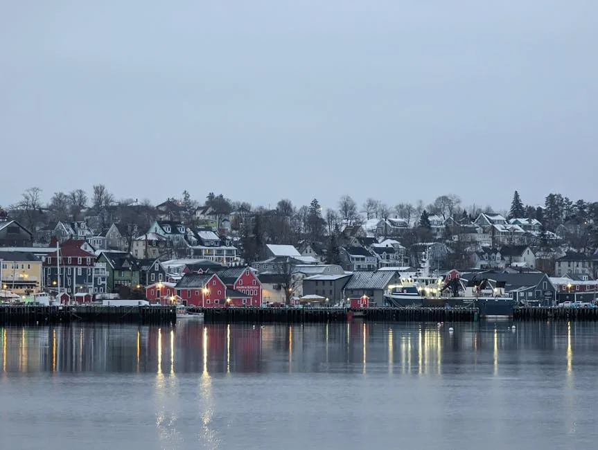 Annapolis Valley and Wolfville neighborhood in Nova Scotia