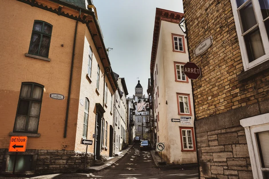 Old Upper Town (Haute-Ville) neighborhood in Quebec City