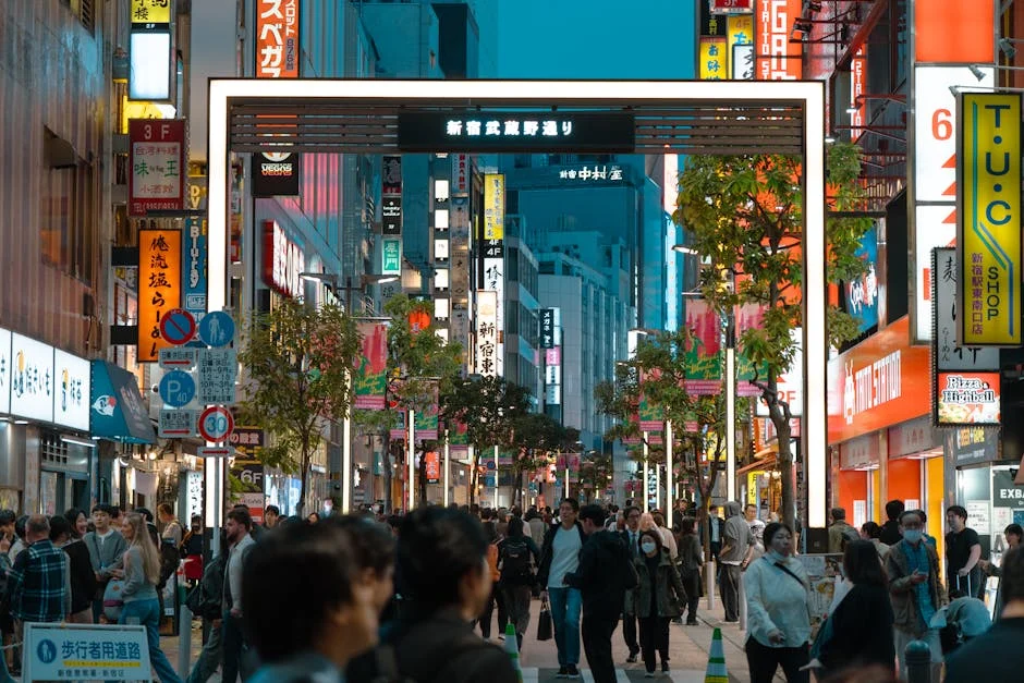 Shinjuku neighborhood in Tokyo for a Month