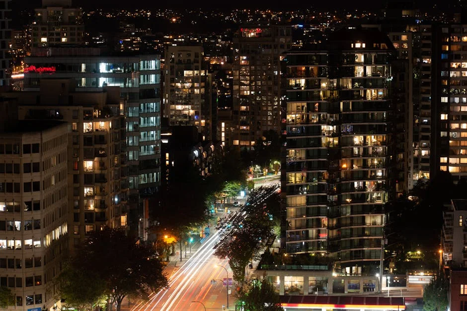 Downtown West End neighborhood in Vancouver